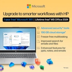 HP 15-fc0837AU Standard Laptop (AMD Ryzen 7 7730U/16 GB/512 GB SSD/AMD Radeon Graphics/Windows 11 Home/MS Office Home 2024/Full HD), 39.6 cm - 15.6 inch, Natural Silver 7