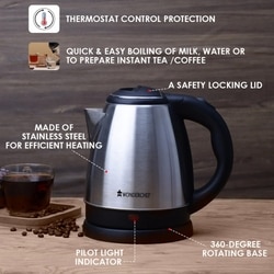 Wonderchef Crescent Electric Kettle 1.5 L 4