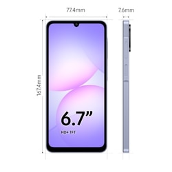 Samsung Galaxy A07 4G 64 GB, 4 GB RAM, Violet, Mobile Phone 8