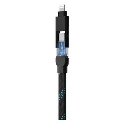Urbn 65 W 4 in 1 121.92 cm (4 ft) Ultra Fast Power Cable, Black 2