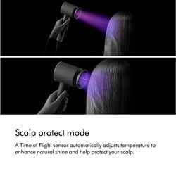 Dyson Supersonic Nural Hair Dryer, Scalp Protect, 3 Speed & 4 Heat, Vinca Blue & Topaz 4