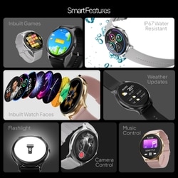 Fire-Boltt Phoenix Pro Smartwatch, 3.53 cm (1.39 inch) HD Display, Bluetooth Calling, Upto 7 Days Battery, 120+ Sports Modes, In-Built Games, IP67 Water Resistant, AI Voice Assistant (Black) 10
