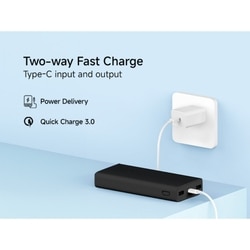 Xiaomi Power Bank 20000 mAh 4i, 33 W Sonic Charge, 2 USB-A & 1 Type-C Port, 3 Device Charging, 2-Way Fast Charging, Low Power Discharge Mode, 12-Layers Safety, Overheat, Over Current, Short-Circuit, Overcharge & Overdischarge Protection, Black 5