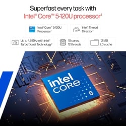 HP 15s 15-FD0651TU Standard Laptop (Intel Core 5 - 120U/8 GB/512 GB SSD/Intel Iris Xe Graphics/Windows 11 Home/MS Office Home 2024 + 1 year M365 Basic/Full HD), 39.62 cm (15.6 inch), Natural Silver 4