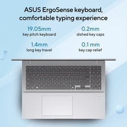 Asus VivoBook 16 X1607CA-MB142WS Thin & Light Laptop (Intel Core Ultra 5 Processor 225H/16 GB/512 GB SSD/Intel Graphics/Windows 11 Home/MSOffice/WUXGA), 40.64 cm - 16 inch, Cool Silver 6