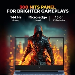 HP Victus 15 15-FB3364AX Gaming Laptop (AMD Ryzen 7 7445HS/12 GB/512 GB SSD/6 GB-NVIDIA GeForce RTX 3050/Windows 11 Home//Full HD), 39.6 cm - 15.6 inch, 5