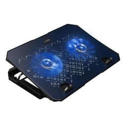 EvoFox Deathray Gaming 4 in 1 Wired Keyboard, Mouse, Desk Pad, Cooling Pad Combo, Black 3