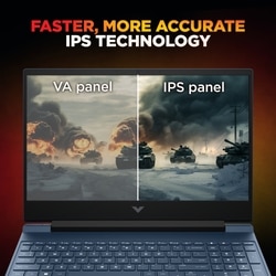 HP Victus 15-Fb3124AX Gaming Laptop (AMD Ryzen 7 7445H/16 GB /512 GB SSD/6 GB-Nvidia GeForce RTX 4050 /Windows 11 Home/MS Office Home 2024 + 1 year M365 Basic/Full HD), 39.62 cm - 15.6 inch, Performance Blue 8