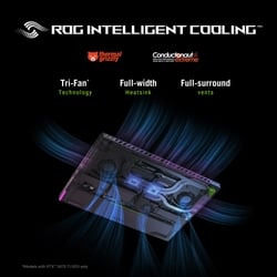 Asus ROG Strix G16 G614PH-RV073WS Gaming Laptop (AMD Ryzen 9 8940HX Processor/16 GB/1 TB SSD /8 GB GDDR7-NVIDIA GeForce GPU/Win 11/MSOffice Home 2024/Full HD), 40.6 cm - 16 inch, Eclipse Gray 3