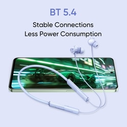 realme Buds wireless 3 Neo Bluetooth Neckband with 13.4 mm Dynamic Bass Boost Driver, upto 32 Hours Playback , Fast Charge, AI ENC, 45ms Ultra Low latency, IP55 Dust & water resistannt, Dual Pairing & Bluetooth v5.4 (Blue) 9
