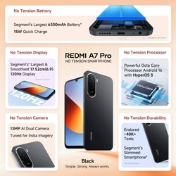 Redmi A7 Pro 4G, 64 GB, 4 GB RAM, Black, Mobile Phone 10