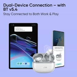 realme Buds T200 Lite Bluetooth in Ear Earbuds, AI ENC for Calls, 48 Hours Total Playback with Fast Charging and Low Latency Gaming TWS, Google Fast Pair IPX 4 Water resistant, with mic (Storm Grey) 7