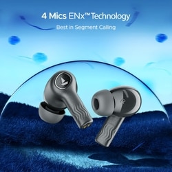 boAt Nirvana Iris Truly Wireless Earbuds, Up to 32 dB Active Noise Cancellation,120 Hrs Playback,Crystal Bionic Sound Powered by HiFi,Beast Mode,ENx Tech,Hearables App (Crystal Black) 6