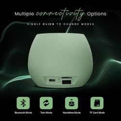 Hammer Drop 5 W Bluetooth Speaker, Green 5