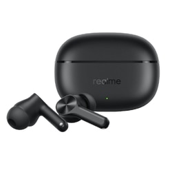 realme Buds T200x ANC Bluetooth in Ear Earbuds, 48 Hours Total Playback with Fast Charging and Low Latency Gaming TWS, Google Fast Pair IP55 Water resistant, with mic (Pure Black) 3