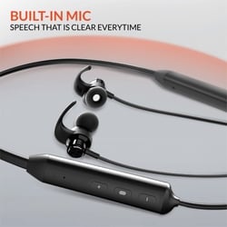 Reconnect Dank Pro Wireless Neckband, Up to 25 Hours of Playtime, Swift Charging, Multi Connect Function, Bluetooth v5.3 Black 9