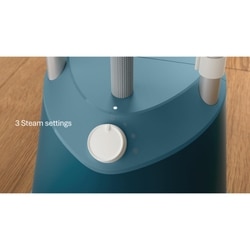 Philips STE1040/20 1800 W Standing Garment Steamer, 1.8 L Tank, 2-Pole Board, Aqua Blue 3