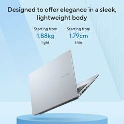 Asus VivoBook 16 X1607CA-MB142WS Thin & Light Laptop (Intel Core Ultra 5 Processor 225H/16 GB/512 GB SSD/Intel Graphics/Windows 11 Home/MSOffice/WUXGA), 40.64 cm - 16 inch, Cool Silver 9
