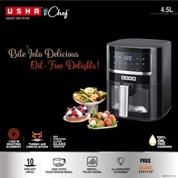 Usha Ichef 1350 Watts 4.5 L Smart Air Fryer 7
