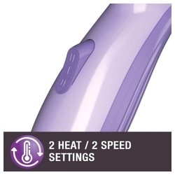 Havells Hair Dryer 1200 W, 2 Heat & 2 Speed Settings, Lavender, HD1902 8