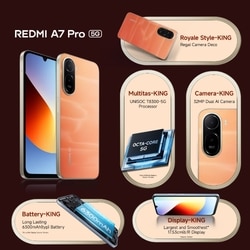 Redmi A7 Pro 5G 64 GB, 4 GB RAM, Orange, Mobile Phone 13