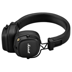 Marshall Major IV Wireless Bluetooth Headphone, More than 80 hrs of playtime, 40 mm Dynamic Driver, Multi-Directional Control Knob, Custom-tuned Dynamic Driver, Wireless charging, Black