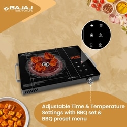 Bajaj Infrared Induction Cooktop 2200 W, IRX 220F 5