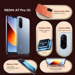 Redmi A7 Pro 5G 64 GB, 4 GB RAM, Blue, Mobile Phone 13