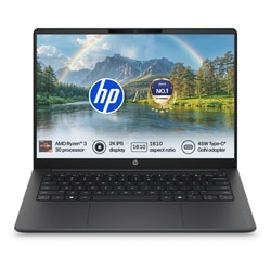 HP OmniBook 3 Laptop, AMD Ryzen 3 30, 8GB LPDDR5 RAM, 512GB SSD, AMD Radeon 610M Graphics, 14 inch (35.56 cm) FHD Anti-Glare 300nits, Backlit Keyboard, Windows 11 Home, MS Office 2024, Mica Silver, 14-HY0034AU