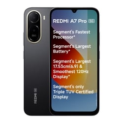 Redmi A7 Pro 5G 64 GB, 4 GB RAM, Black, Mobile Phone
