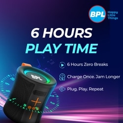 BPL BashMini 10 W Bluetooth Speaker, Black 3