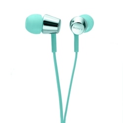 Sony MDR-EX155AP Wired Earphone with Inline Remote and Mic for Hands-free Calls, Light Blue 4