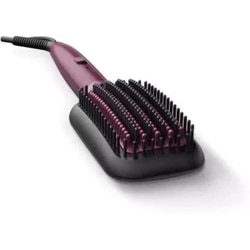Philips Hair Straightening Brush, Keratin Ceramic, ThermoProtect, 200 degree Celsius, Wine, BHH730/00 2