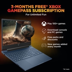 HP Victus 15-Fb3124AX Gaming Laptop (AMD Ryzen 7 7445H/16 GB /512 GB SSD/6 GB-Nvidia GeForce RTX 4050 /Windows 11 Home/MS Office Home 2024 + 1 year M365 Basic/Full HD), 39.62 cm - 15.6 inch, Performance Blue 10