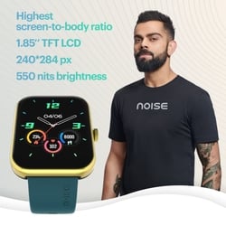 Noise Pulse 2 Max 4.69 cm (1.85 inch) Display, Bluetooth Calling Smart Watch, 10 Days Battery, 550 NITS Brightness, Smart DND, 100 Sports Modes, Smartwatch for Men and Women (Jet Black) 2