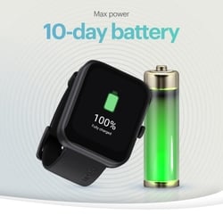 Noise Pulse 2 Max 4.69 cm (1.85 inch) Display, Bluetooth Calling Smart Watch, 10 Days Battery, 550 NITS Brightness, Smart DND, 100 Sports Modes, Smartwatch for Men and Women (Jet Black) 7