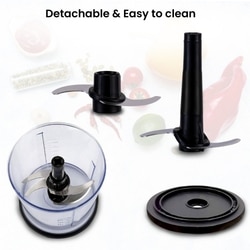 Agaro Elegant Electric Vegetable Chopper, Black 5