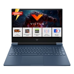 HP Victus 15-Fb3124AX Gaming Laptop (AMD Ryzen 7 7445H/16 GB /512 GB SSD/6 GB-Nvidia GeForce RTX 4050 /Windows 11 Home/MS Office Home 2024 + 1 year M365 Basic/Full HD), 39.62 cm - 15.6 inch, Performance Blue
