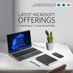 Acer AL15-41 UN.31ZSI.06V Standard Laptop (AMD Ryzen 3 5400U Processor/8 GB/256 GB/AMD Radeon Graphics/Windows 11 Home/MSOffice/Full HD), 39.6 cm - 15.6 inch, Grey 8