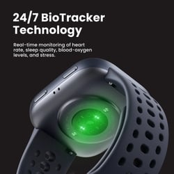 Amazfit Bip 6 Smart Watch 46 mm, 14 Day Battery, 5 cm (1.97 inch) AMOLED Display, 5 ATM Water-Resistance, GPS & Free Maps, AI, Bluetooth Call & Text, Health, Fitness & Sleep Tracker, 140+ Workout Modes, Black 2