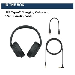 Sony WH-CH720N Over-the-Ear Bluetooth Headphone with Active Noise Cancellation, Upto 35 hrs of playtime, Quick Charging, Bluetooth v5.2, Google, Alexa Voice Assistant, Black 6