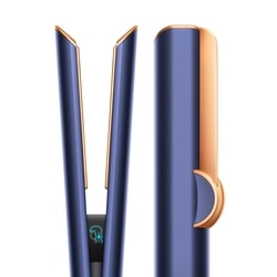 Dyson Airstrait Wet to Dry Straightener, No Heat Damage, 2 in 1 Straightening, Saves Time, Natural Straight Look, Uses Air, No Hot Plates, Dry & Straighten, Voluminous & Shiny Hair , 3 Modes, Travel Friendly, Intelligent Heat Control, Prussian Blue