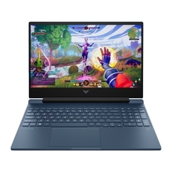 HP Victus 15-fa2508TX Gaming Laptop (Intel Core 5 210H/24 GB/512 GB SSD/6 GB-NVIDIA GeForce RTX 4050/Windows 11 Home/MS Office Home 2024/Full HD), 39.6 cm - 15.6 inch, Performance Blue, Chrome Logo