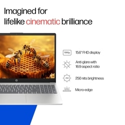 HP 15s 15-FD0651TU Standard Laptop (Intel Core 5 - 120U/8 GB/512 GB SSD/Intel Iris Xe Graphics/Windows 11 Home/MS Office Home 2024 + 1 year M365 Basic/Full HD), 39.62 cm (15.6 inch), Natural Silver 5