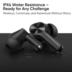 realme Buds T200 Lite Bluetooth in Ear Earbuds, AI ENC for Calls, 48 Hours Total Playback with Fast Charging and Low Latency Gaming TWS, Google Fast Pair IPX 4 Water resistant, with mic (Volt Black) 6