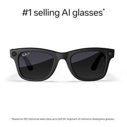 Ray-Ban Meta Wayfarer (Gen 1) with Meta AI, photo and video capture - Matte Black, Polarised Gradient Graphite lenses 2