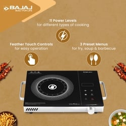 Bajaj Infrared Induction Cooktop 2200 W, IRX 220F 4