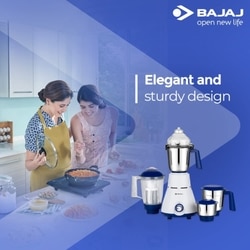 Bajaj Ninja 410595 Virtue 750 Watts Mixer Grinder 2