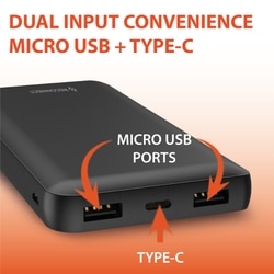 Reconnect Zap Neo 12 W 10000 mAh PowerBank, Black, RAPBB1019 2