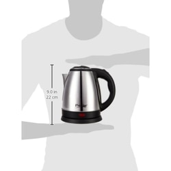 Prestige PKOSS 1.5 L 1500 W Stainless Steel Electric Kettle, Single-Touch Lid Locking, 360 Degree Swivel Base, Silver 8